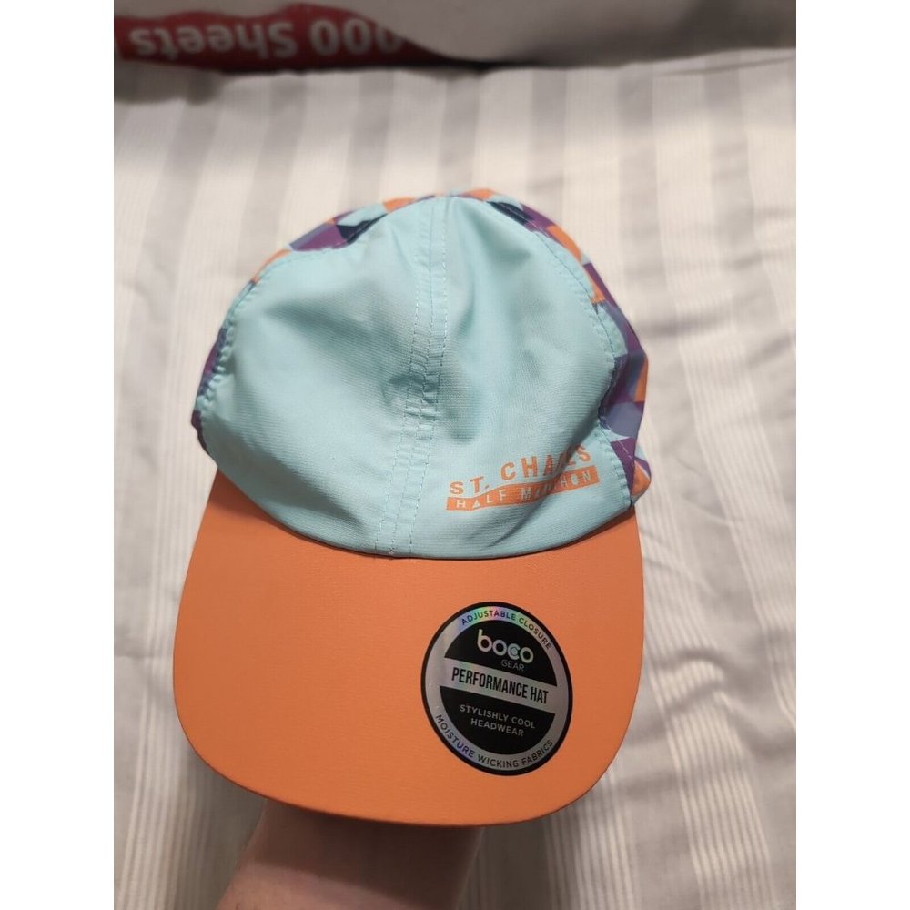 Boco Gear Multicolor Adjustable Half Marathon Hat St. Charles MO